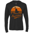 T-Shirts Vintage Black / X-Small Asgardian Sun Set Triblend Long Sleeve Hoodie Tee
