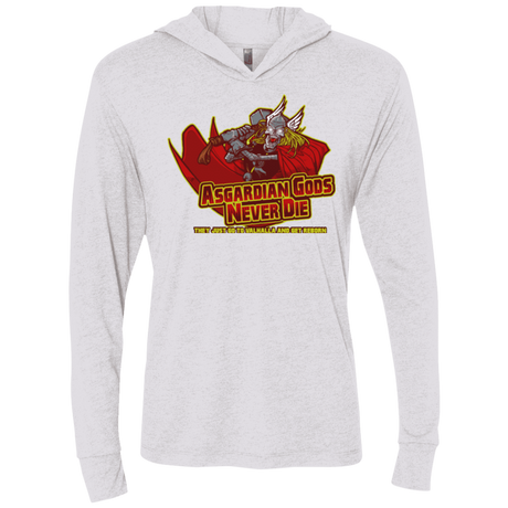 T-Shirts Heather White / X-Small Asgardian Triblend Long Sleeve Hoodie Tee