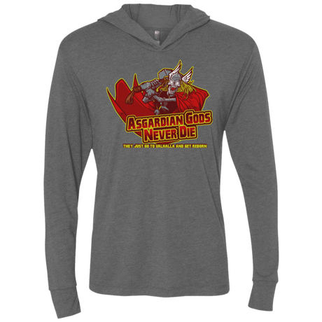 T-Shirts Premium Heather / X-Small Asgardian Triblend Long Sleeve Hoodie Tee