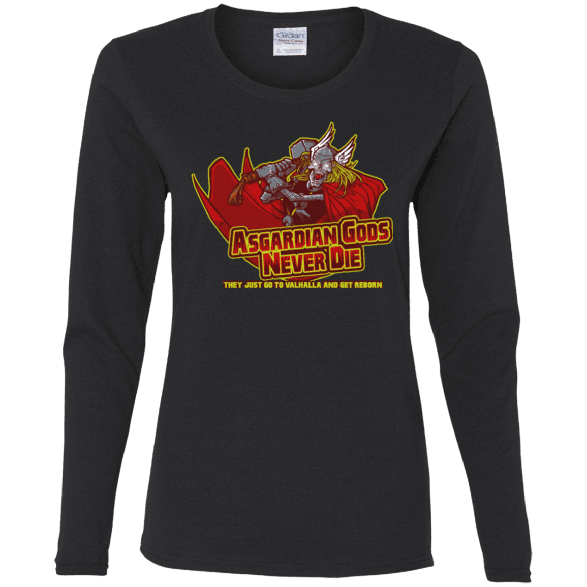 T-Shirts Black / S Asgardian Women's Long Sleeve T-Shirt