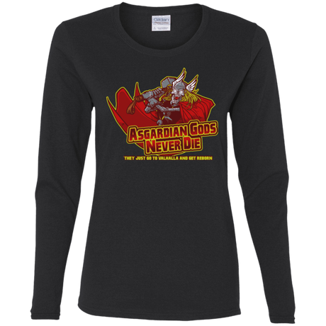 T-Shirts Black / S Asgardian Women's Long Sleeve T-Shirt