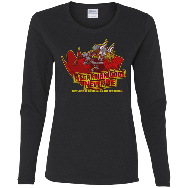 T-Shirts Black / S Asgardian Women's Long Sleeve T-Shirt