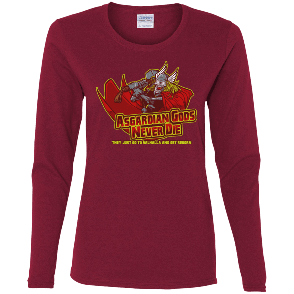 T-Shirts Cardinal / S Asgardian Women's Long Sleeve T-Shirt