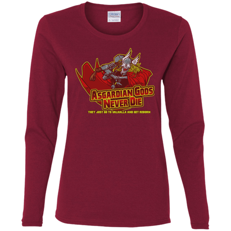 T-Shirts Cardinal / S Asgardian Women's Long Sleeve T-Shirt