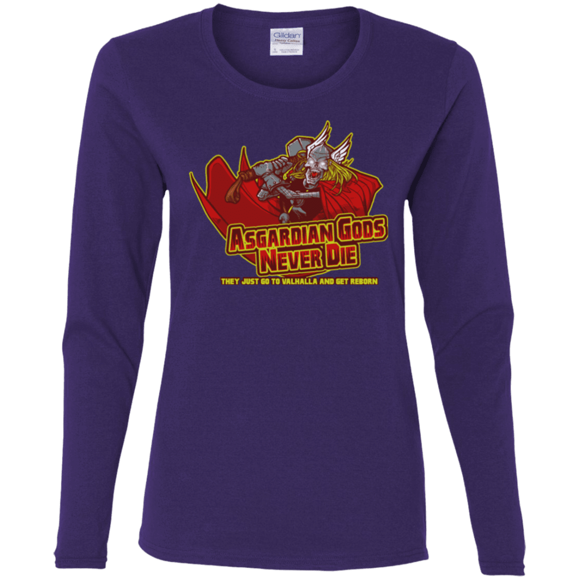 T-Shirts Purple / S Asgardian Women's Long Sleeve T-Shirt