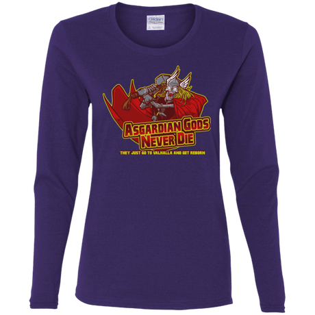 T-Shirts Purple / S Asgardian Women's Long Sleeve T-Shirt