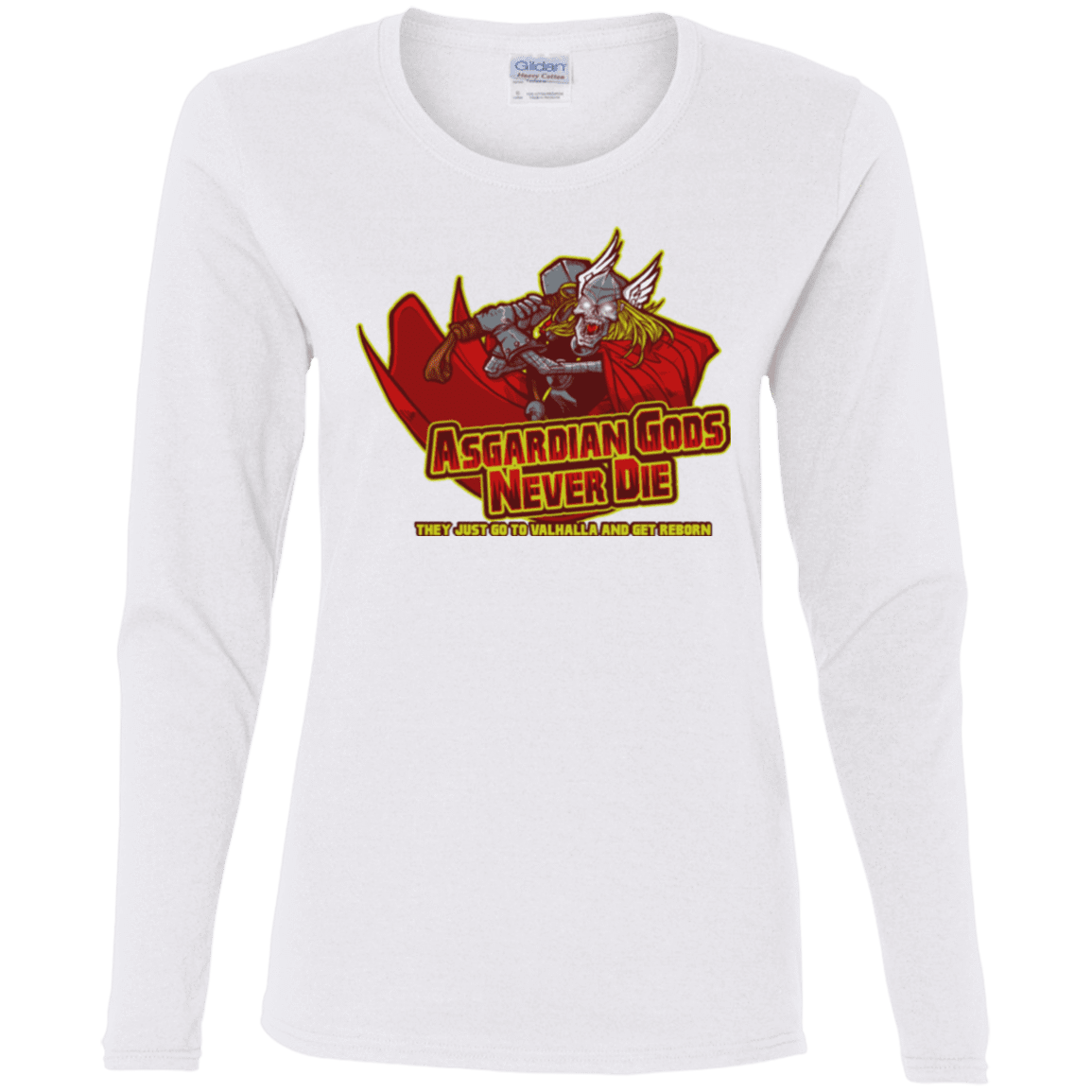 T-Shirts White / S Asgardian Women's Long Sleeve T-Shirt