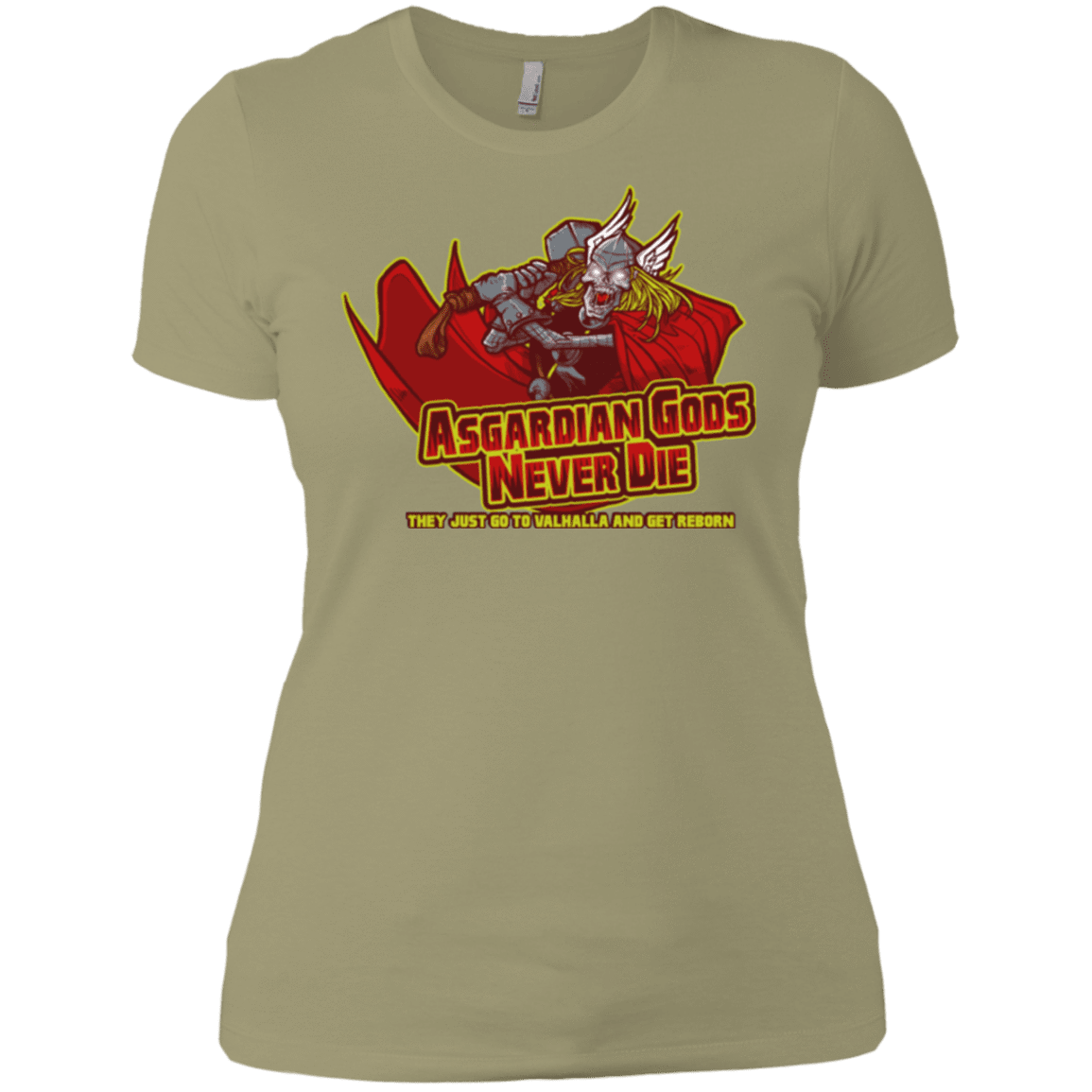 T-Shirts Light Olive / X-Small Asgardian Women's Premium T-Shirt