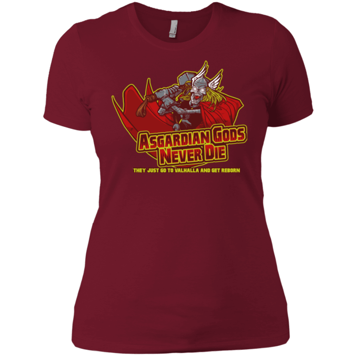 T-Shirts Scarlet / X-Small Asgardian Women's Premium T-Shirt