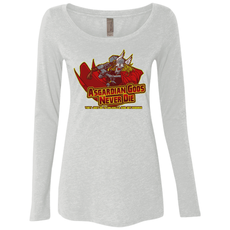 T-Shirts Heather White / S Asgardian Women's Triblend Long Sleeve Shirt