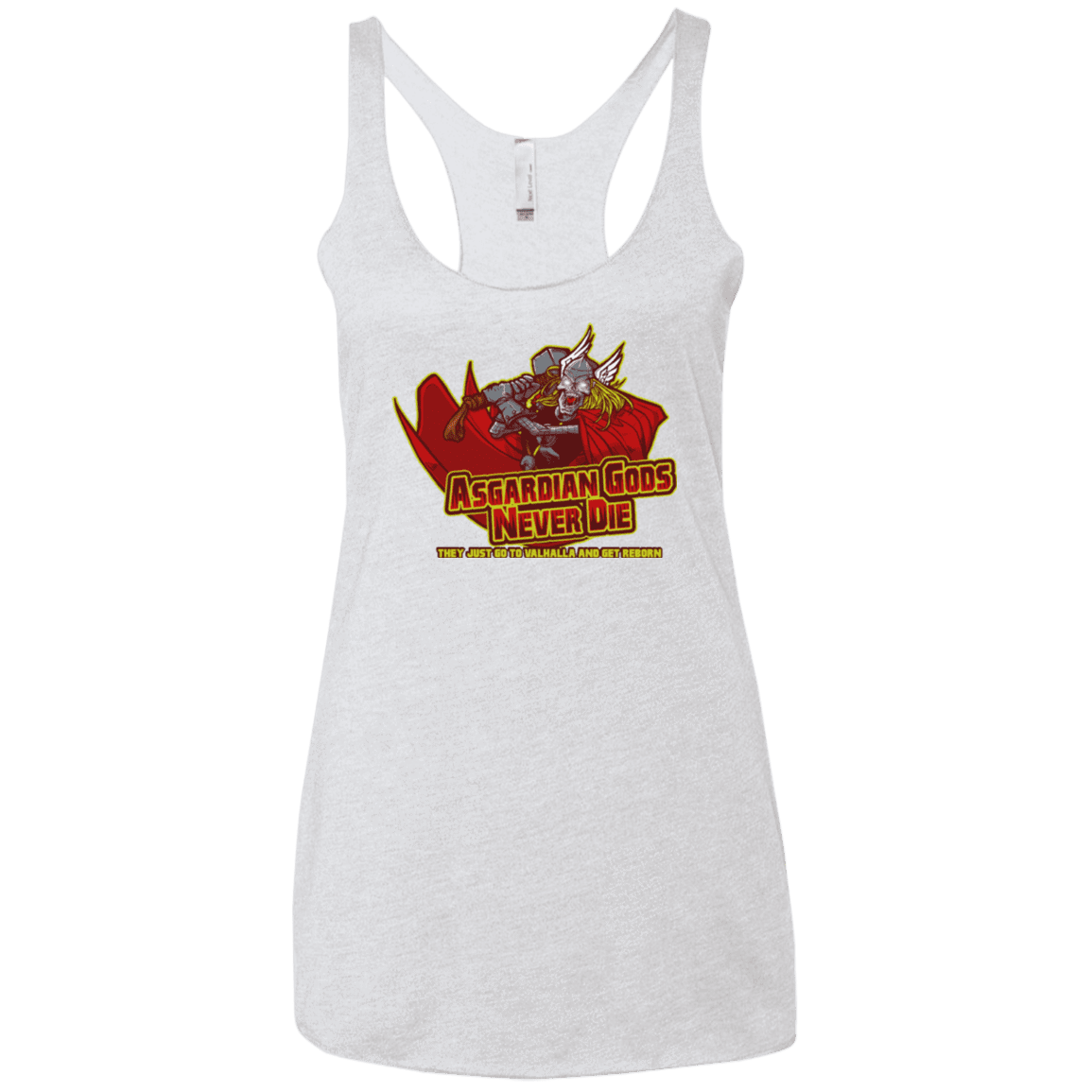 T-Shirts Heather White / X-Small Asgardian Women's Triblend Racerback Tank