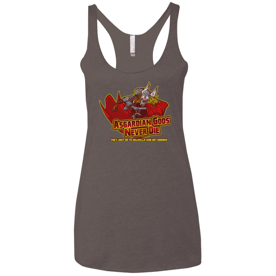 T-Shirts Macchiato / X-Small Asgardian Women's Triblend Racerback Tank