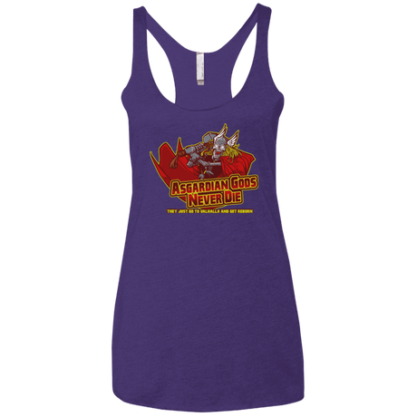 T-Shirts Purple Rush / X-Small Asgardian Women's Triblend Racerback Tank