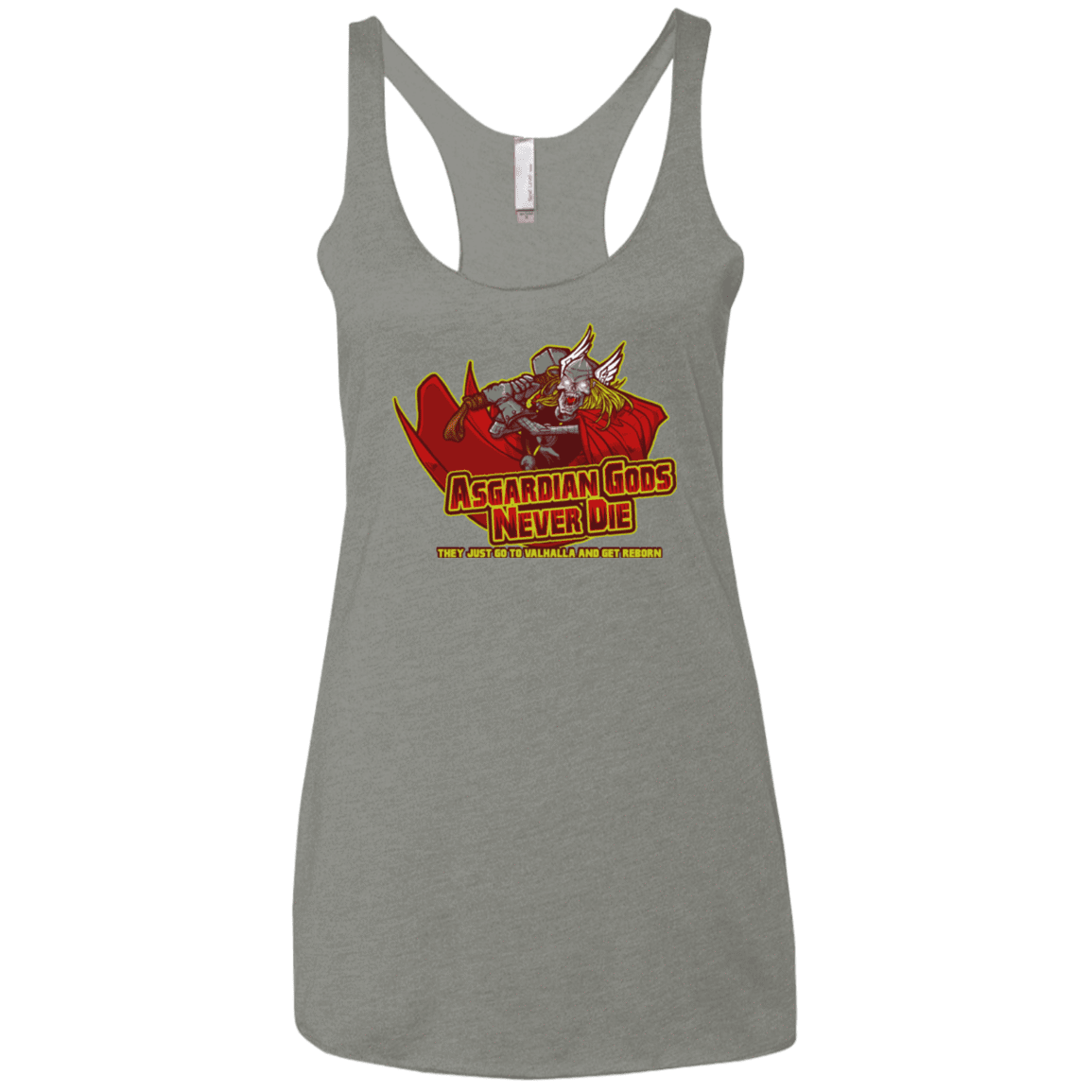 T-Shirts Venetian Grey / X-Small Asgardian Women's Triblend Racerback Tank