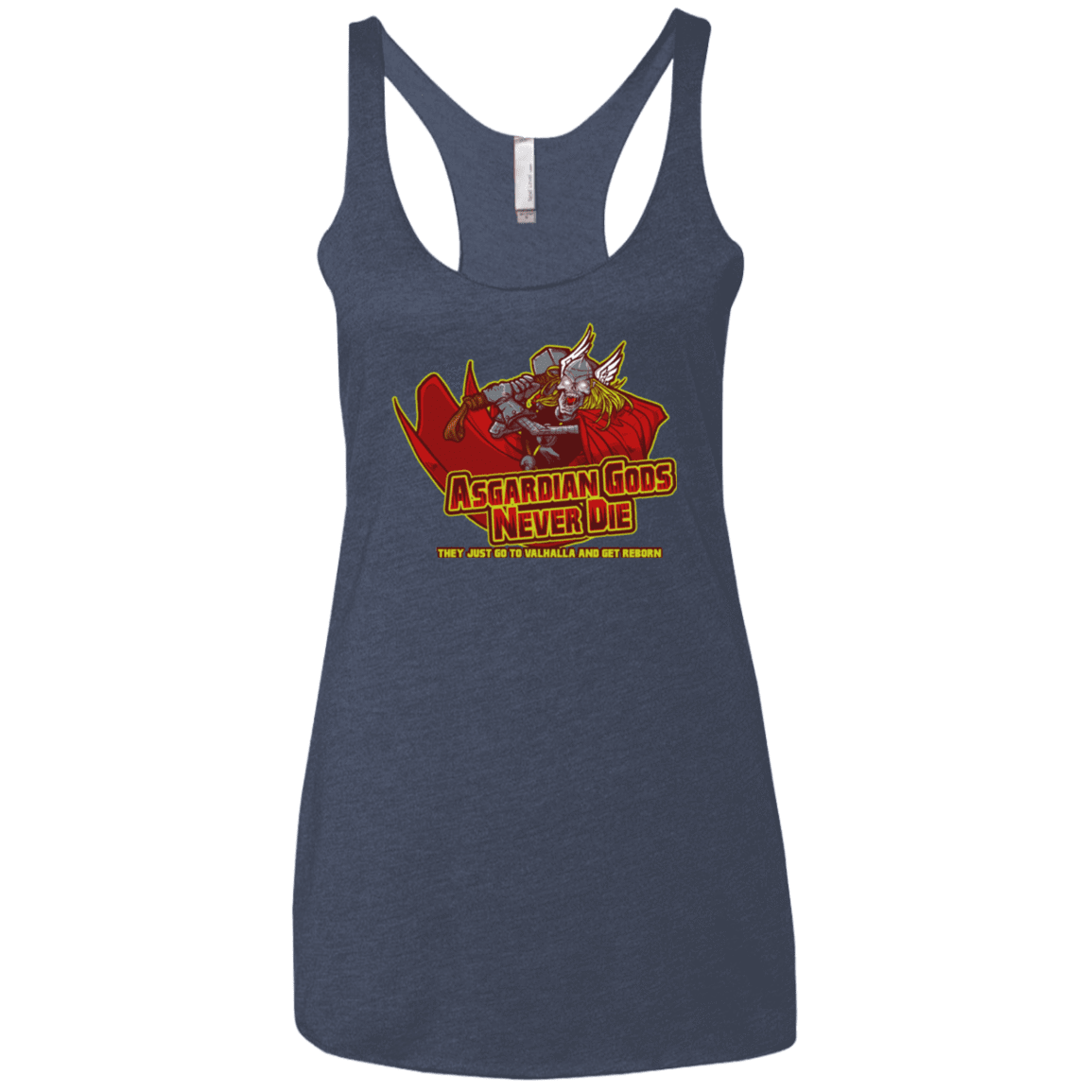 T-Shirts Vintage Navy / X-Small Asgardian Women's Triblend Racerback Tank