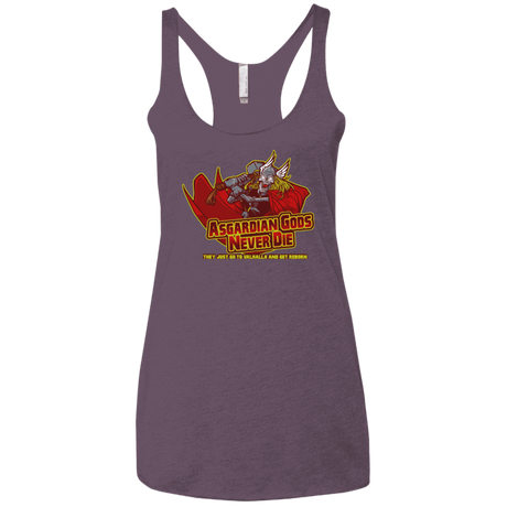 T-Shirts Vintage Purple / X-Small Asgardian Women's Triblend Racerback Tank