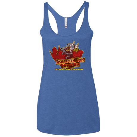 T-Shirts Vintage Royal / X-Small Asgardian Women's Triblend Racerback Tank