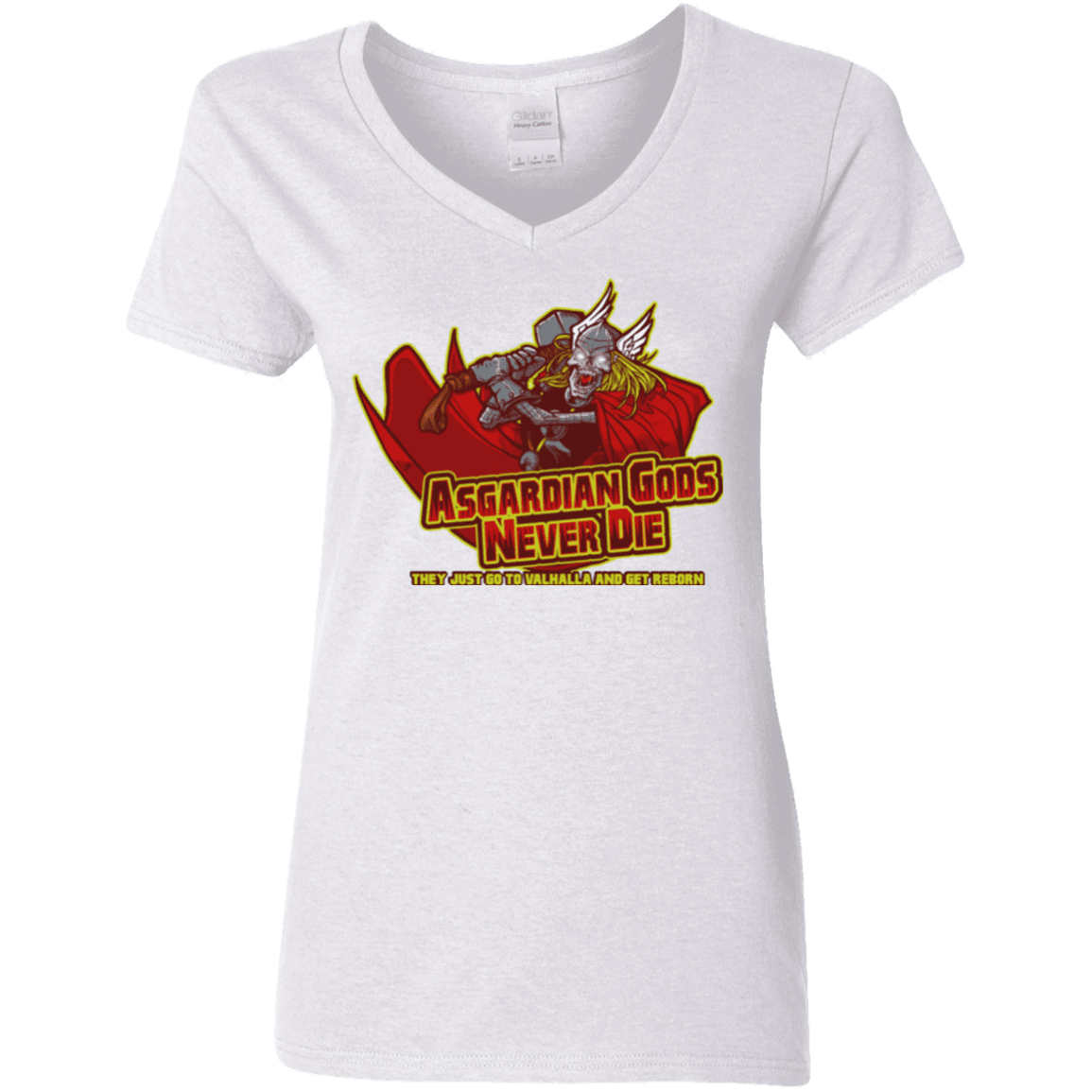 T-Shirts White / S Asgardian Women's V-Neck T-Shirt