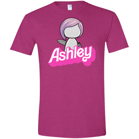 T-Shirts Antique Heliconia / S Ashley Men's Semi-Fitted Softstyle