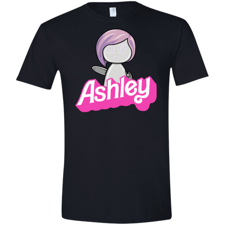 T-Shirts Black / X-Small Ashley Men's Semi-Fitted Softstyle