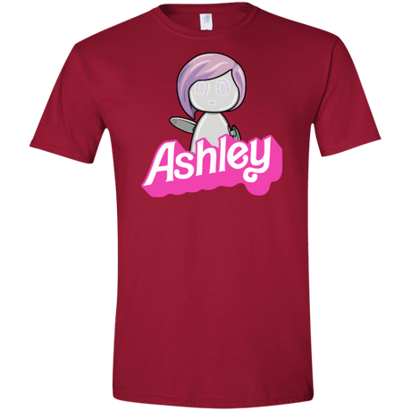 T-Shirts Cardinal Red / S Ashley Men's Semi-Fitted Softstyle