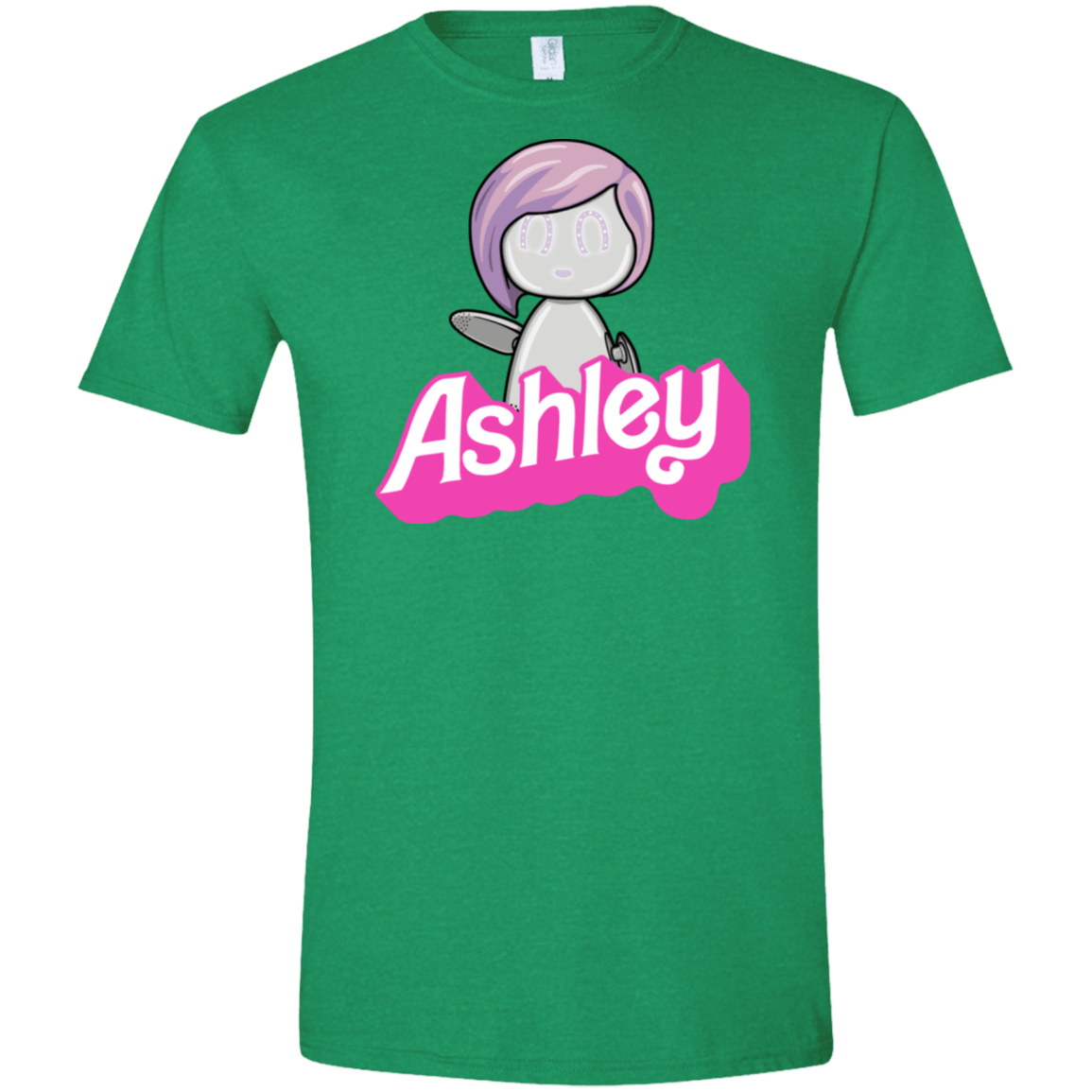 T-Shirts Heather Irish Green / S Ashley Men's Semi-Fitted Softstyle