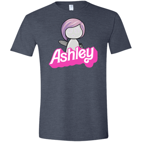 T-Shirts Heather Navy / S Ashley Men's Semi-Fitted Softstyle