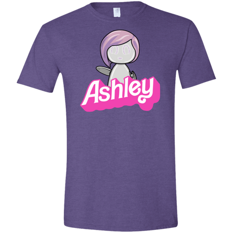 T-Shirts Heather Purple / S Ashley Men's Semi-Fitted Softstyle