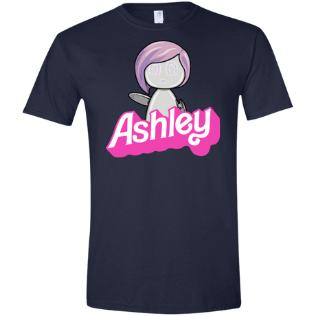 T-Shirts Navy / X-Small Ashley Men's Semi-Fitted Softstyle