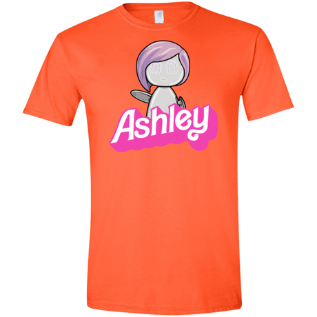 T-Shirts Orange / S Ashley Men's Semi-Fitted Softstyle