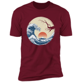T-Shirts Cardinal / S Asian Wave Men's Premium T-Shirt
