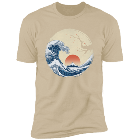 T-Shirts Sand / S Asian Wave Men's Premium T-Shirt