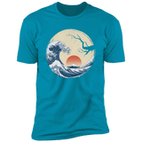 T-Shirts Turquoise / S Asian Wave Men's Premium T-Shirt
