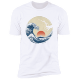 T-Shirts White / S Asian Wave Men's Premium T-Shirt