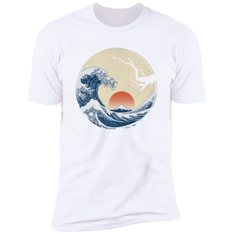 T-Shirts White / S Asian Wave Men's Premium T-Shirt