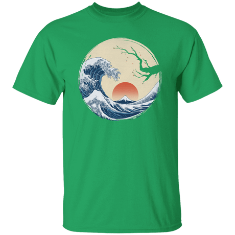 T-Shirts Irish Green / S Asian Wave T-Shirt