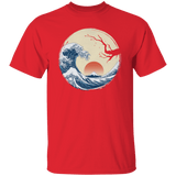 T-Shirts Red / S Asian Wave T-Shirt