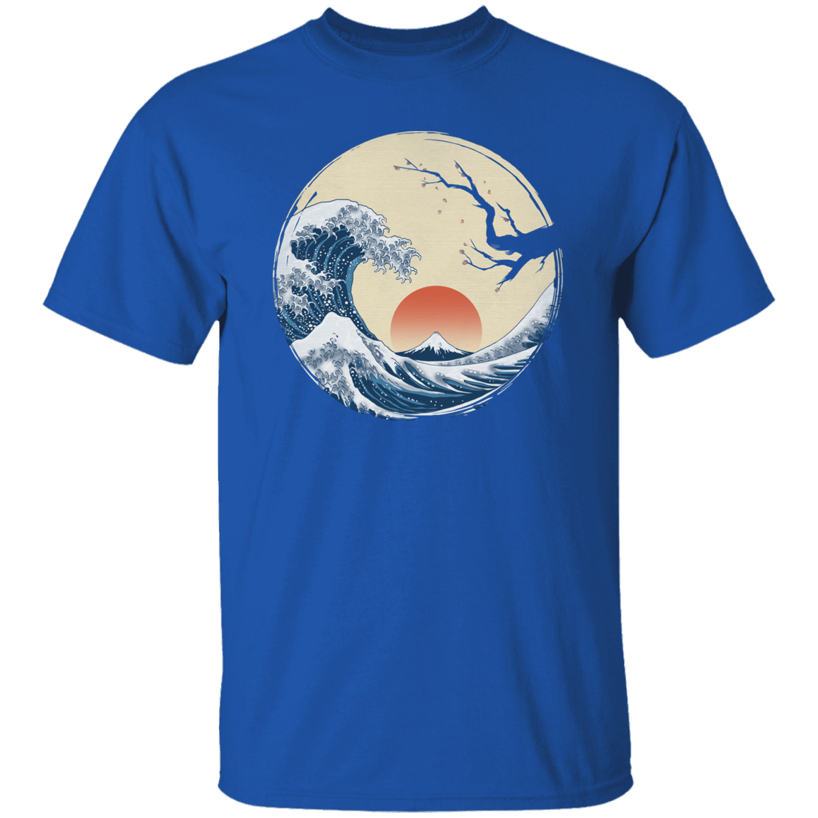 T-Shirts Royal / S Asian Wave T-Shirt