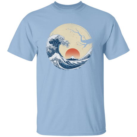 T-Shirts Light Blue / YXS Asian Wave Youth T-Shirt