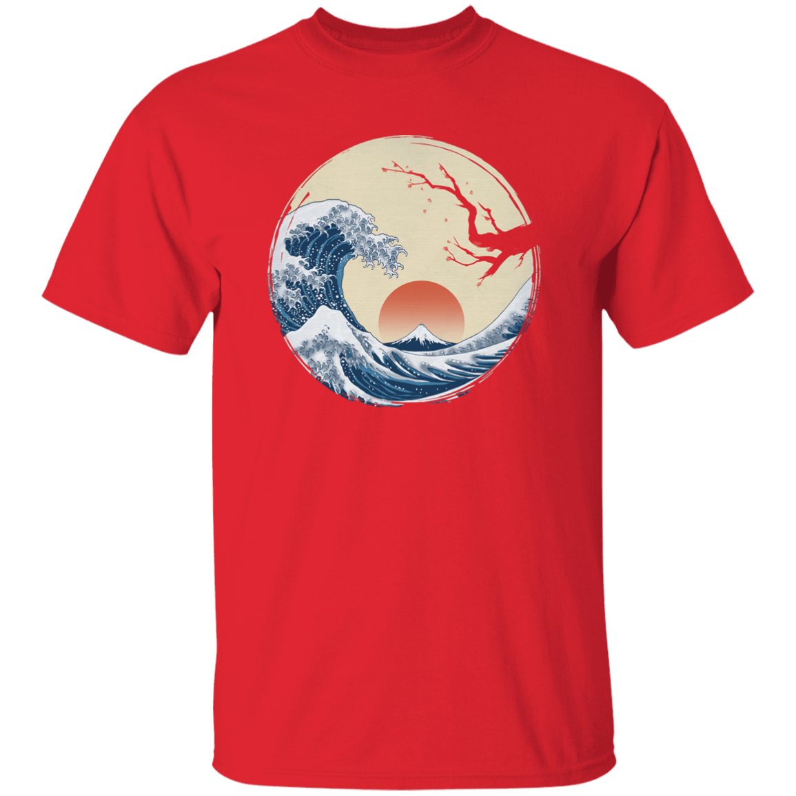 T-Shirts Red / YXS Asian Wave Youth T-Shirt