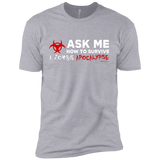 Ask Me How To Survive A Zombie Apocalypse Boys Premium T-Shirt