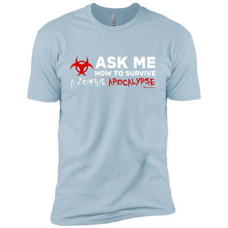 Ask Me How To Survive A Zombie Apocalypse Boys Premium T-Shirt