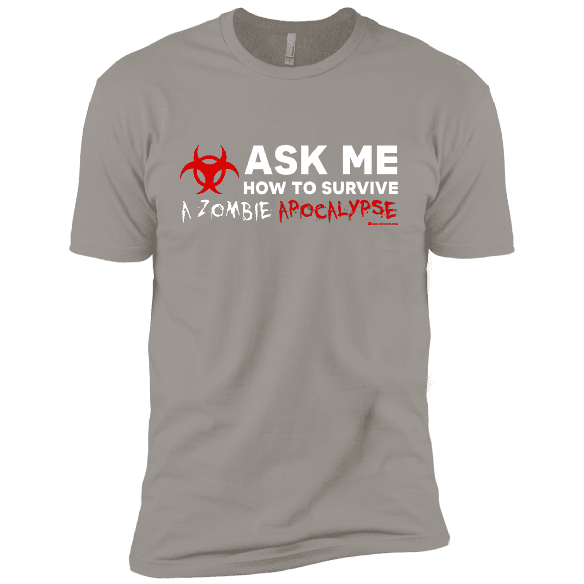 Ask Me How To Survive A Zombie Apocalypse Boys Premium T-Shirt