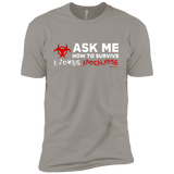 Ask Me How To Survive A Zombie Apocalypse Boys Premium T-Shirt