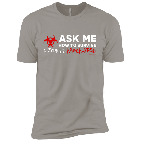 Ask Me How To Survive A Zombie Apocalypse Boys Premium T-Shirt