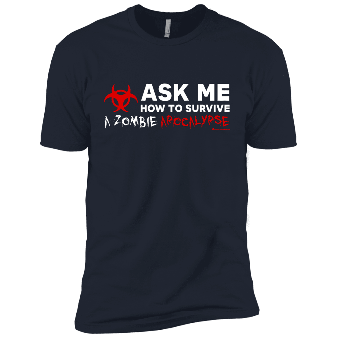 Ask Me How To Survive A Zombie Apocalypse Boys Premium T-Shirt