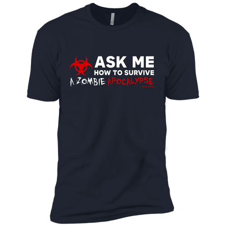 Ask Me How To Survive A Zombie Apocalypse Boys Premium T-Shirt