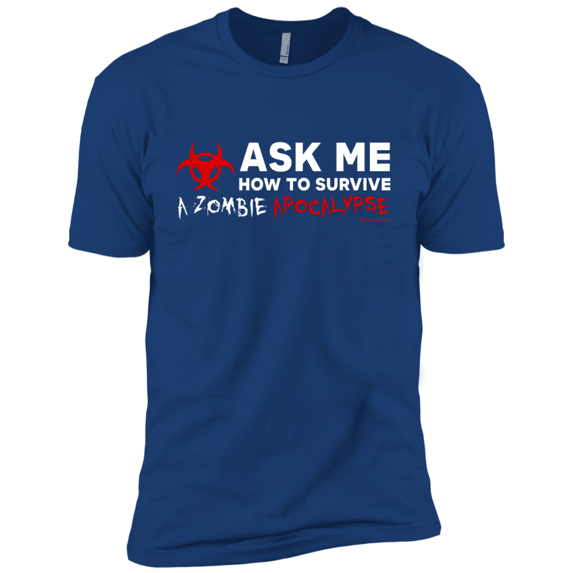 Ask Me How To Survive A Zombie Apocalypse Boys Premium T-Shirt