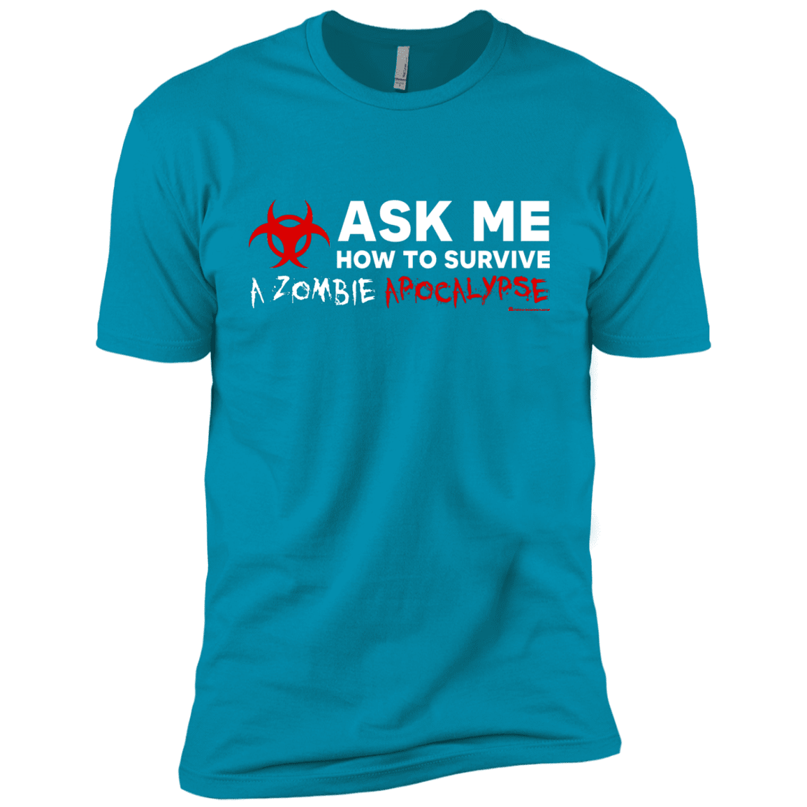 Ask Me How To Survive A Zombie Apocalypse Boys Premium T-Shirt