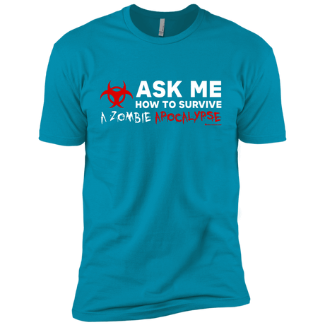 Ask Me How To Survive A Zombie Apocalypse Boys Premium T-Shirt